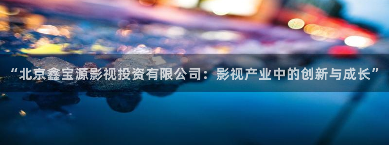 光棍影院yyy：“北京鑫宝源影视投资有限公司：影视产业中的创新与成长”